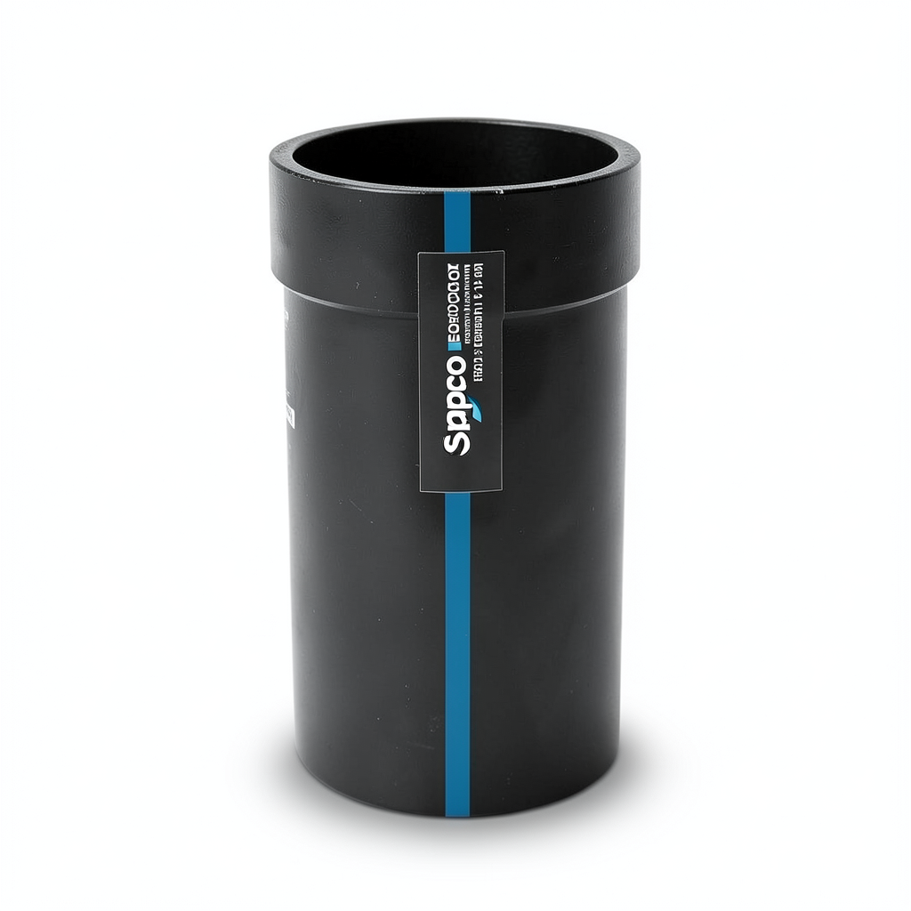 Sappco HDPE Pipes PE 100 Pressure 16 Bar Outside Diameter 200 mm Thickness 18.2 mm Black Color | SAPPCO