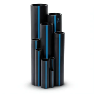 مواسير HDPE سابكو PE 100 ضغط 16 بار مقاس 400 مم سمك 36.3 مم لون اسود | سابكو