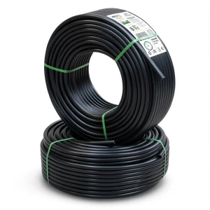 HDPE Pipes PE 80 Pressure 8 Bar Diameter 40 mm Thickness 2.4 mm Black | NEPROPLAST