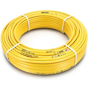 أنابيب HDPE PE 80 ضغط 8 بار قطر خارجي 32 مم سمك 1.9 مم لون أصفر | نيبروبلاست