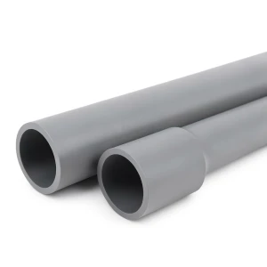 مواسير UPVC ضغط 13.8 بار مقاس 1/2 1 إنش سمك 2.3 مم رمادي