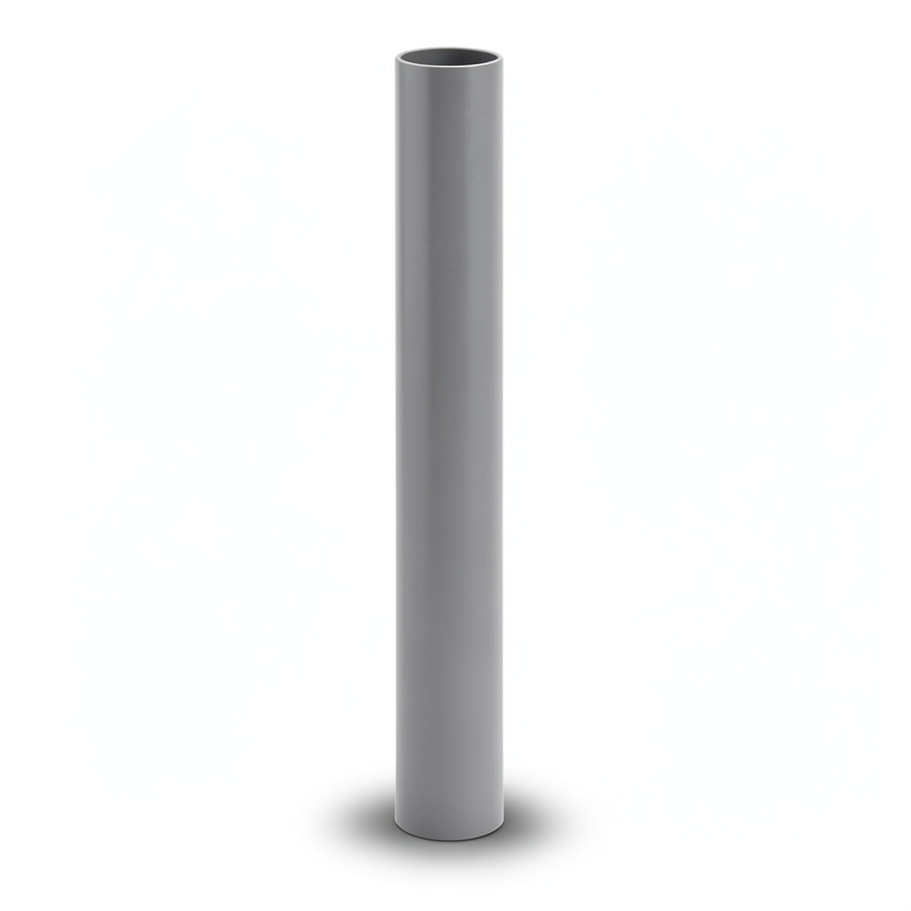 مواسير UPVC مقاس ¾ إنش سمك 1.52 مم ضغط 13.8 بار لون رمادي