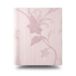 Italian Wallpaper 10m x 1.06m Light Pink Color, Model 4758