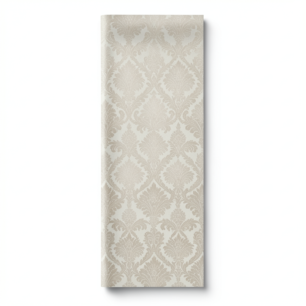 Italian Wallpaper Pattern Design 10m x 0.53m, Beige