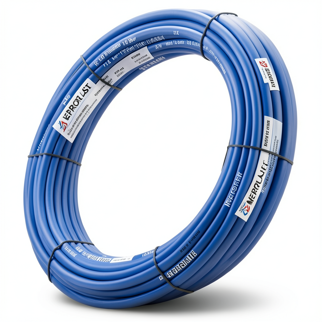HDPE Pipes PE 100 Pressure 10 Bar 40 mm Diameter 2.4 mm Thickness Blue | NEPROPLAST