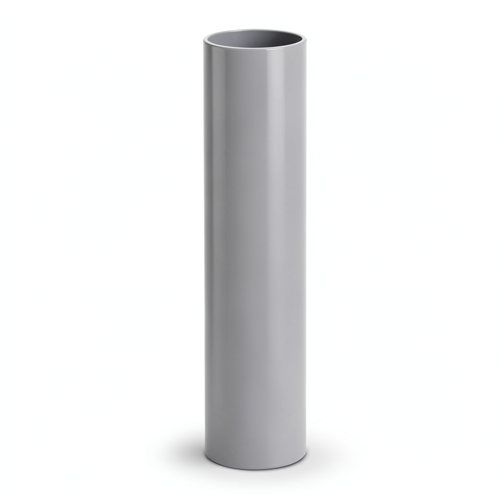 مواسير UPVC ضغط اسمي 13.8 بار مقاس 1 إنش سمك 1.6 مم لون رمادي