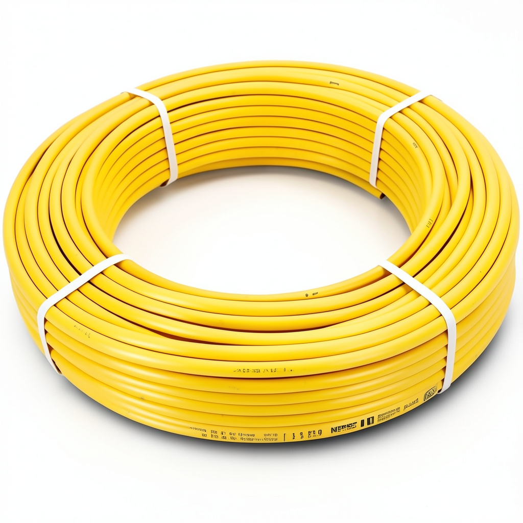 أنابيب HDPE PE 100 ضغط 16 بار قطر 20 مم سمك 1.9 مم لون أصفر | نيبروبلاست