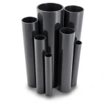 مواسير UPVC ضغط اسمي 13.8 بار مقاس 1 إنش سمك 1.6 مم لون أسود