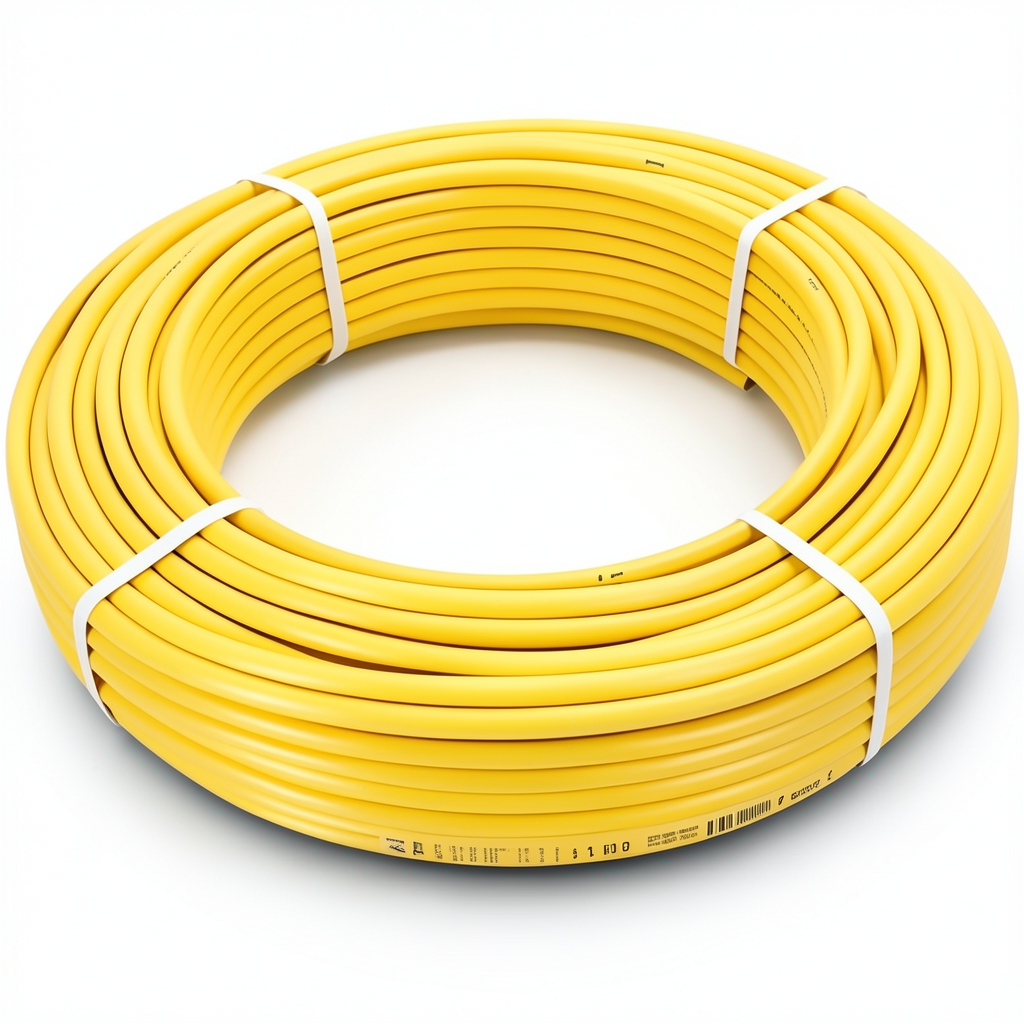 أنابيب HDPE PE 100 ضغط 16 بار قطر 32 مم سمك 2.9 مم لون أصفر | نيبروبلاست