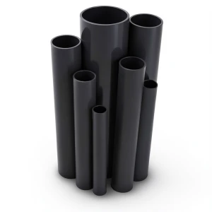 مواسير UPVC ضغط 13.8 بار مقاس ¼ 1 إنش سمك 2.01 مم لون أسود