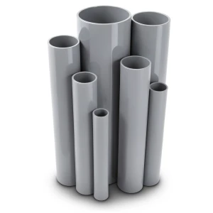 UPVC Pipes Nominal Pressure 13.8 Bar Size 1 ½ inch Thickness 2.29 mm Gray