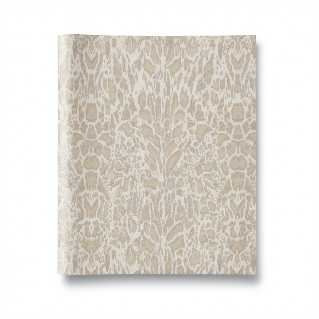 Italian Wallpaper Patterned Design Beige Color, Size 10m x 0.70m, Model RC18053