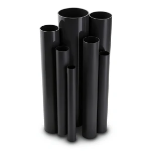 مواسير UPVC ضغط 13.8 بار مقاس ½ 1 إنش سمك 2.29 مم لون أسود