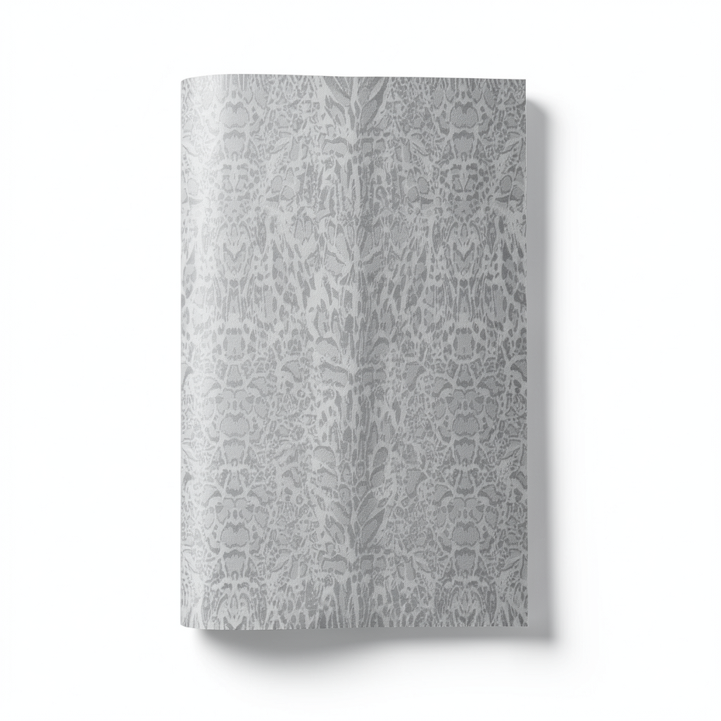 Italian Wallpaper Patterned Design Gray Color, Size 10mx0.70m, Model RC18054