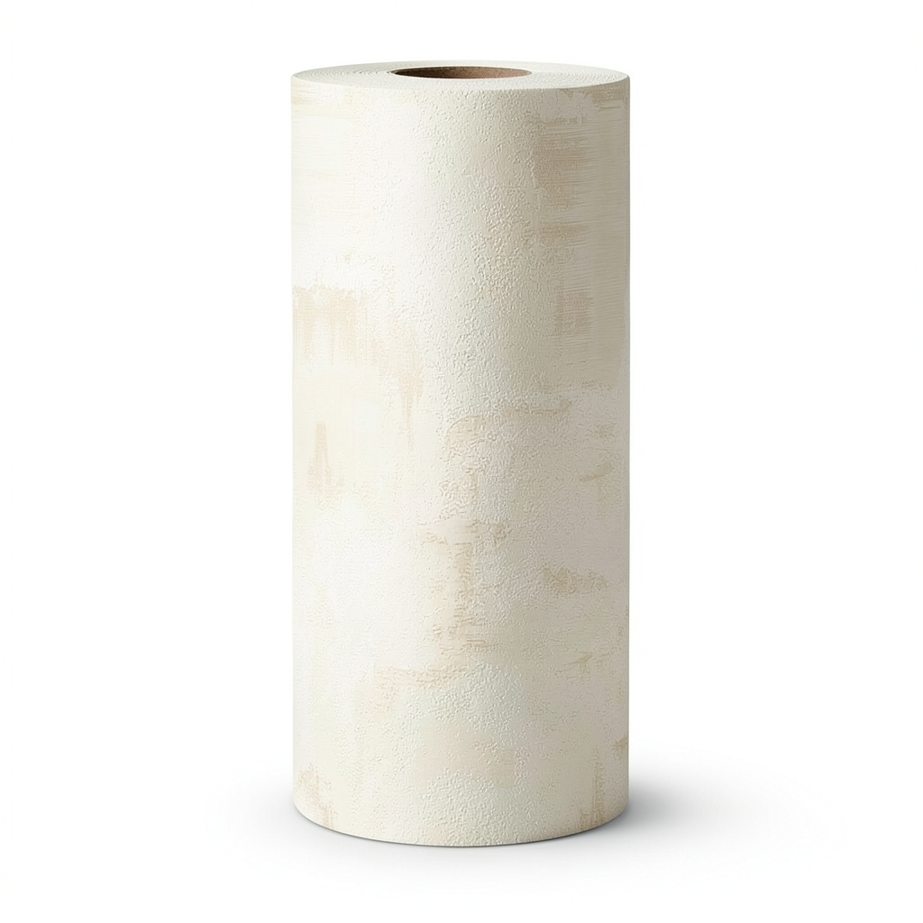 Patterned Wallpaper 10m x 0.53m Creamy Color, Model 73542