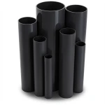 مواسير UPVC ضغط اسمي 8.6 بار مقاس 2 إنش سمك 1.85 مم لون اسود