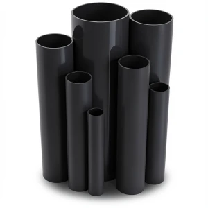 UPVC Pipes Nominal Pressure 8.6 Bar Size 2 inch Thickness 1.85 mm Black