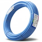 أنابيب HDPE  نيبروبلاست PE 80 ضغط 8 بار قطر خارجي 63 مم سمك 3.8 مم لون ازرق   