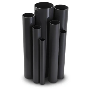 مواسير UPVC ضغط اسمي 17.2 بار مقاس ¼ 1 إنش سمك 2.49 مم لون أسود