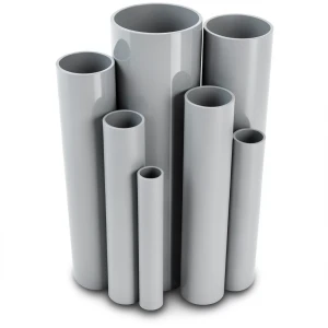 UPVC Pipes Nominal Pressure 17.2 Bar Size 1 ½ inch Thickness 2.84 mm Gray