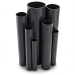 مواسير UPVC ضغط اسمي 17.2 بار مقاس ½ 1 إنش سمك 2.84 مم لون أسود