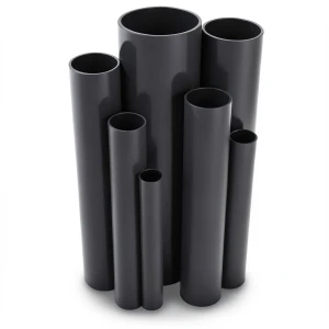 مواسير UPVC ضغط اسمي 17.2 بار مقاس ½ 1 إنش سمك 2.84 مم لون أسود