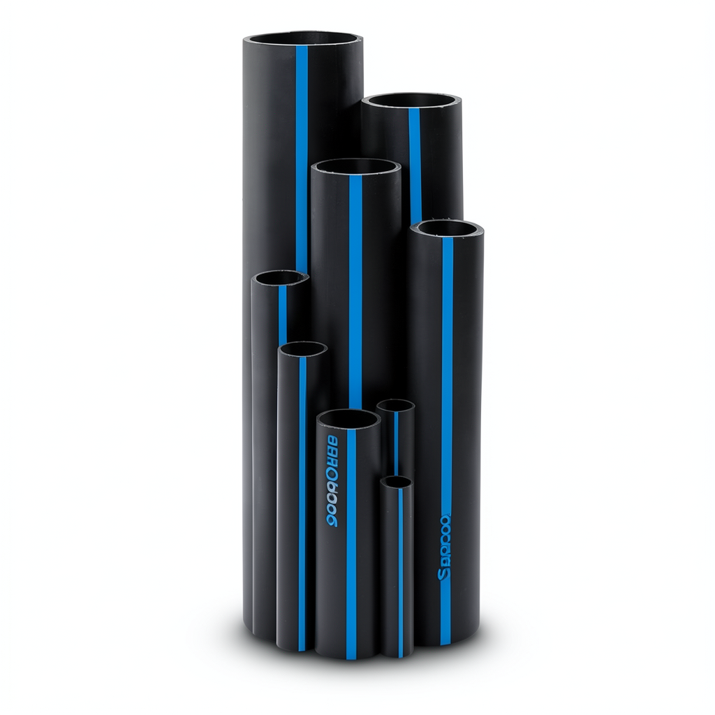 أنابيب HDPE سابكو PE 100 ضغط 16 بار قطر خارجي 140 مم سمك 12.7 مم لون أسود | سابكو