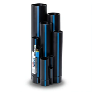 Sappco HDPE Pipes PE 100 Pressure 16 Bar Outside Diameter 160 mm Thickness 14.6 mm Black Color | SAPPCO