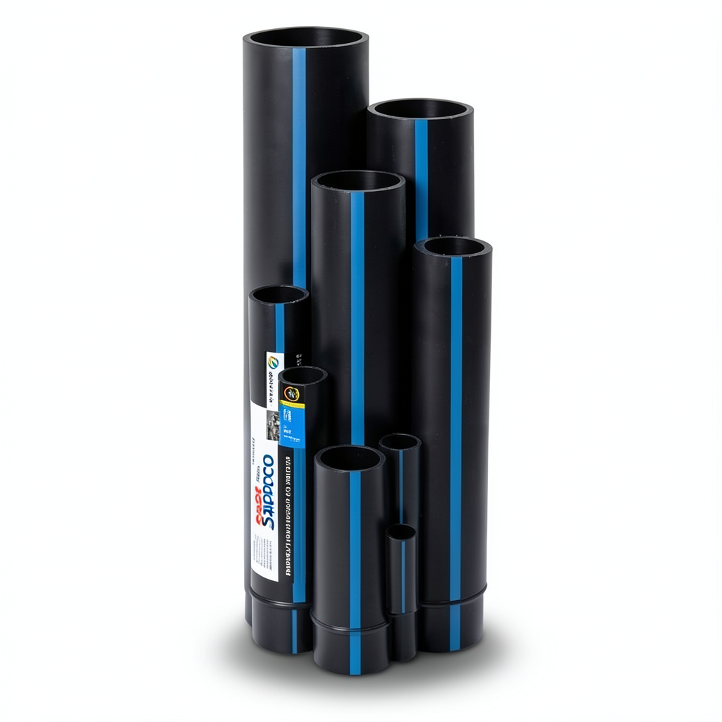 مواسير HDPE سابكو PE 100 ضغط 16 بار قطر خارجي 160 مم سمك 14.6 مم لون اسود | سابكو