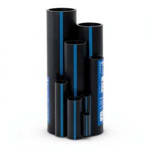 مواسير HDPE سابكو PE 100 ضغط 16 بار قطر خارجي 200 مم سمك 18.2 مم لون اسود | سابكو