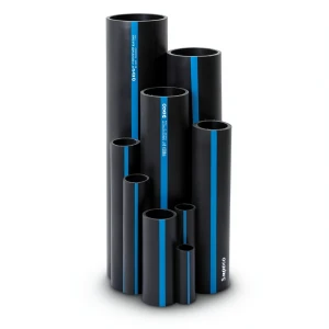 أنابيب HDPE سابكو PE 100 ضغط 16 بار قطر خارجي 250 مم سمك 22.7 مم لون اسود | سابكو