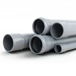 UPVC Pipes Plasco Nominal Pressure 4 Bar Outside Diameter 315 mm Thickness 6.2 mm Gray Colour