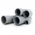 UPVC Pipes Plasco Schedule 80  Size 4 inch Thickness 8.6 mm Gray Colour