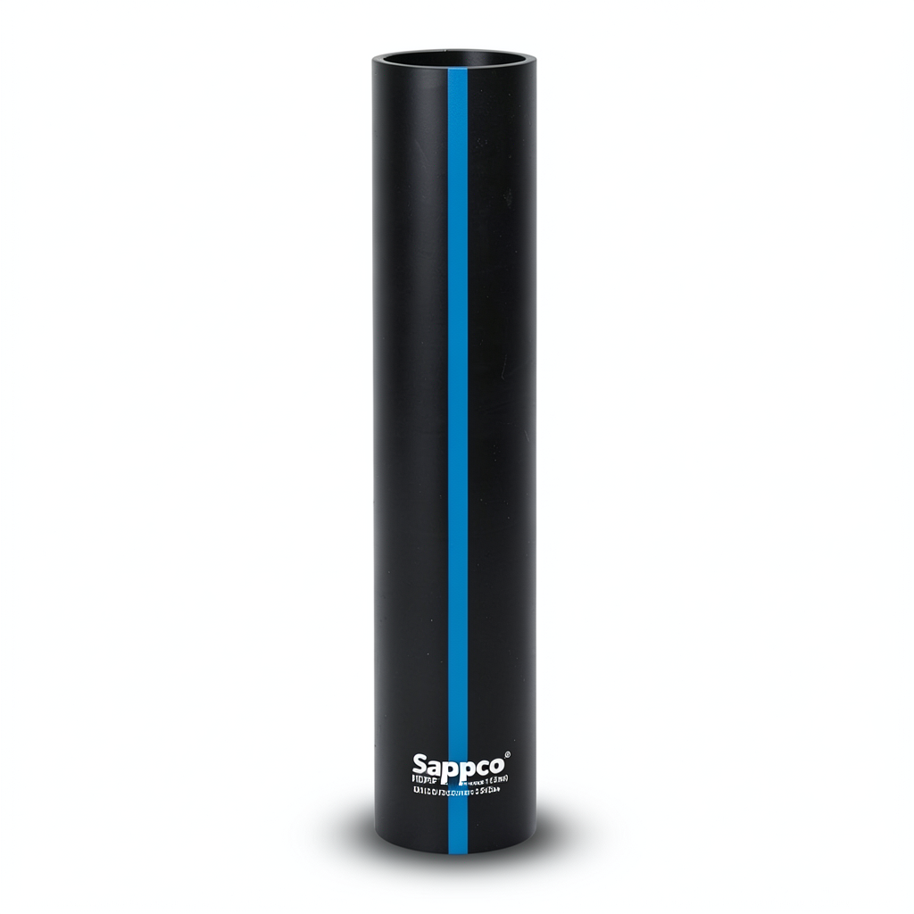Sappco HDPE Pipes PE 100 Pressure 16 Bar Outside Diameter 280 mm Thickness 25.4 mm Black | SAPPCO