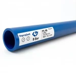 مواسير HDPE نيبروبلاست PE 80 ضغط 8 بار قطر خارجي 280 مم سمك 16.6 مم لون ازرق   