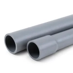 مواسير UPVC ضغط 17.2 بار مقاس 6 إنش سمك 9.9 مم لون رمادي