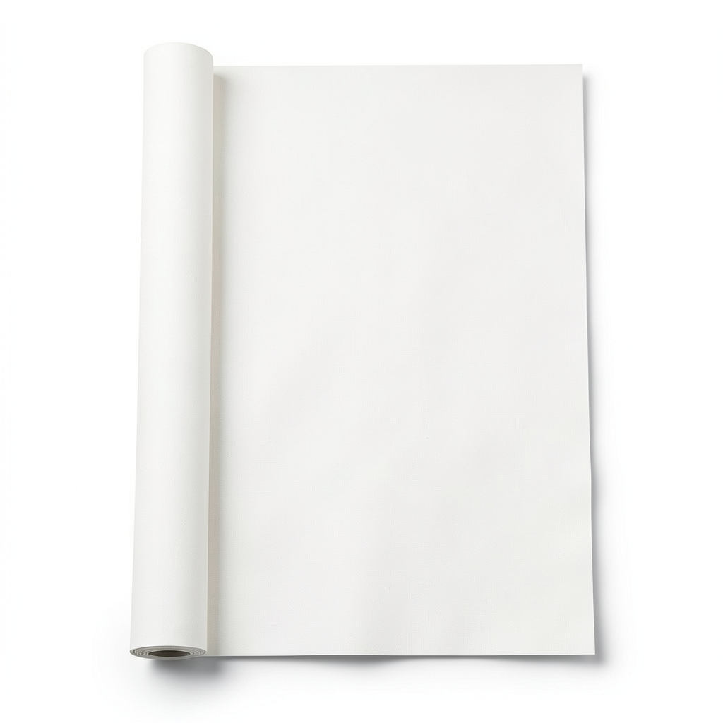 German Plain Wallpaper 10m x 0.53m Off White, Model 10281-31