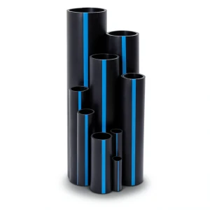 مواسير HDPE سابكو PE 100 ضغط 16 بار مقاس 400 مم سمك 36.3 مم لون اسود | سابكو