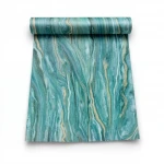 German Wall Decoration, Turquoise Color, Length 10 m, Width 0.53 m, Model 10149-36