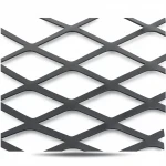 Hot Rolled (Black) Steel Expanded Metal Mesh   Thickness 5.8 mm Width 1.22 meter Length 2 meter | Bait Al Tatawor Company
