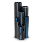 مواسير HDPE سابكو DR 21 ضغط 6.9 بار مقاس 90 مم سمك 4.3 مم لون اسود | سابكو