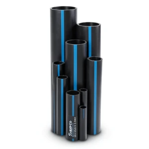 مواسير HDPE سابكو DR 21 ضغط 6.9 بار مقاس 90 مم سمك 4.3 مم لون اسود | سابكو