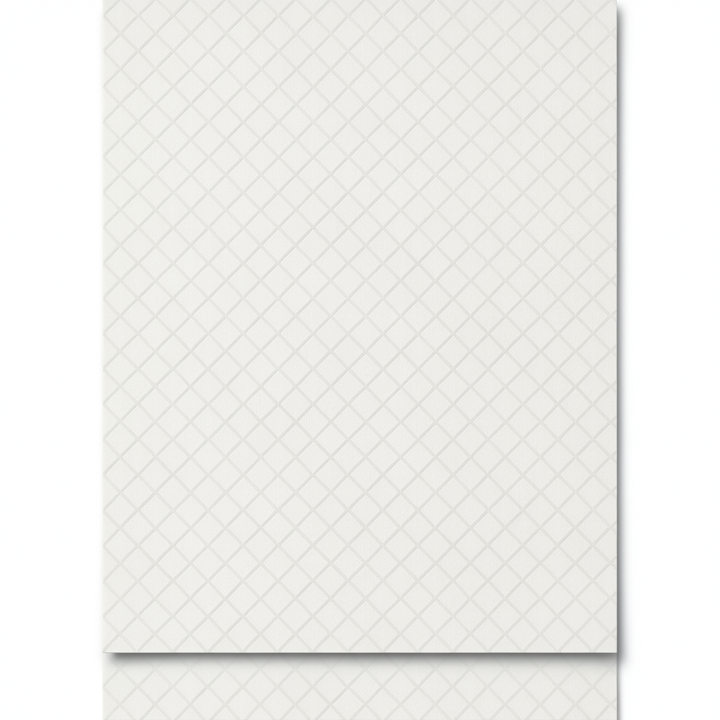 German Geometric Wall Covering 10m x 0.53m Off White, Model 10289-31