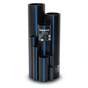 مواسير HDPE سابكو DR 21 ضغط 6.9 بار مقاس 160 مم سمك 7.6 مم لون اسود | سابكو