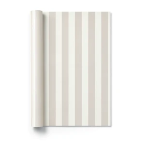 Striped Wallpaper 10m x 0.53m Beige Color, Model 10290-02