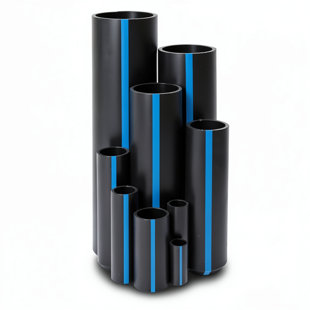 مواسير HDPE سابكو PE 100 ضغط 16 بار قطر خارجي 630 مم سمك 57.2 مم لون اسود | سابكو