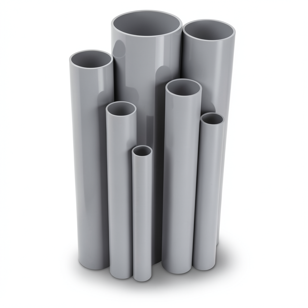 UPVC Pipes Nominal Pressure 11 Bar Size 2 inch Thickness 2.31 mm Gray Color