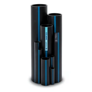 مواسير HDPE سابكو DR 21 ضغط 6.9 بار مقاس 160 مم سمك 7.6 مم لون اسود | سابكو