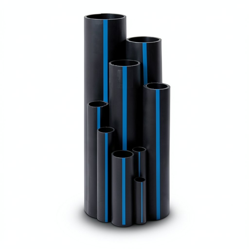 Sappco HDPE Pipe DR 21 PN 6.9 Bar Size 280 mm Thickness 13.3 mm Black | SAPPCO