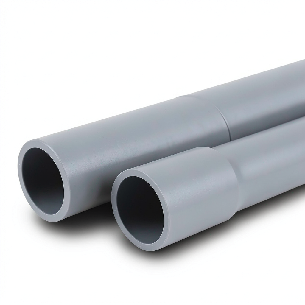UPVC Pipes Nominal Pressure 16 Bar Outer Diameter 40 mm Thickness 3.00 mm Gray